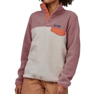 PATAGONIA Synchilla pullover fleece lightweight Snap-T women's size XL